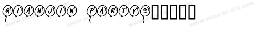 Qianjin Party字体转换
